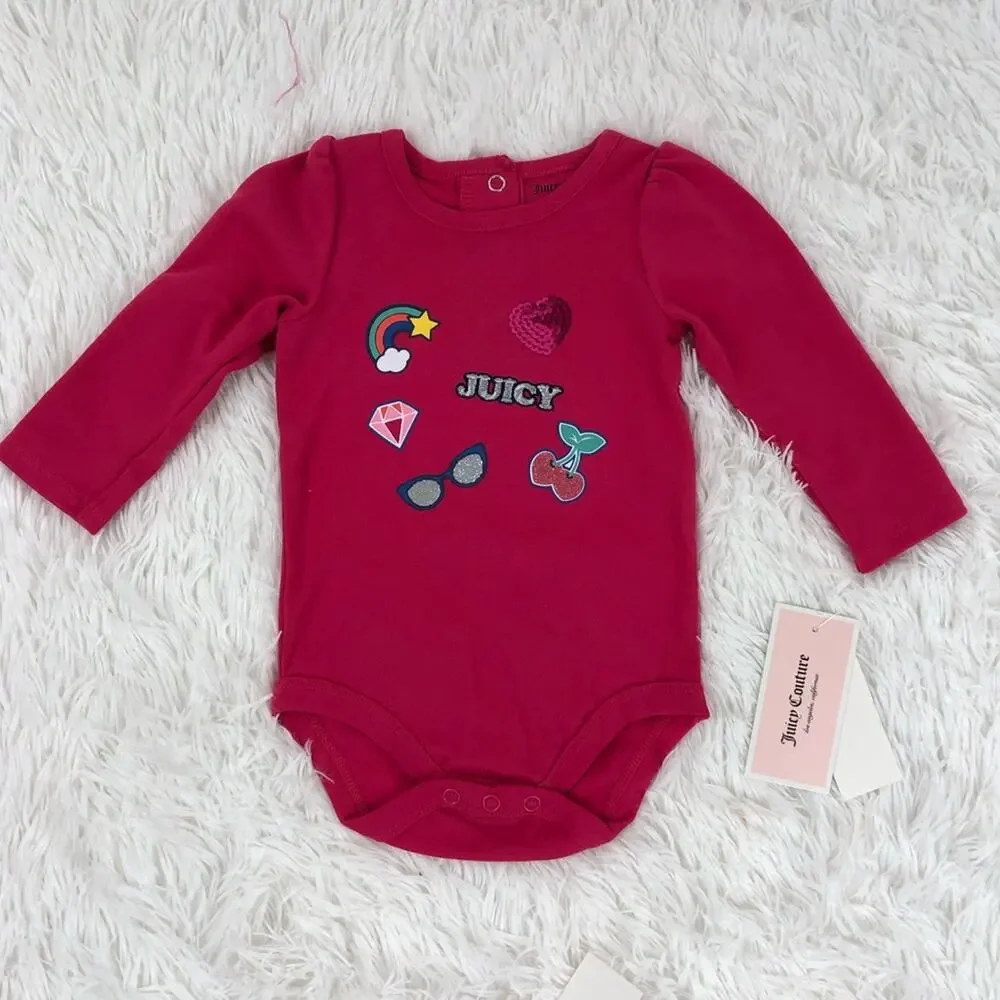 Juicy Couture Graphic Bodysuit & Skegging  NEW